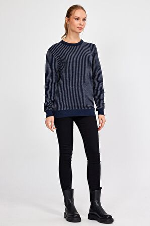 ALEXANDERGARDI ÇİZGİLİ SALAŞ TRİKO KAZAK (E21-EZEE02)