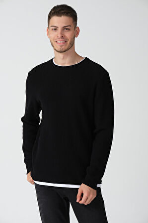 ALEXANDERGARDI YAKA DETAYLI SPOR TRİKO KAZAK (E20-EZEE03)