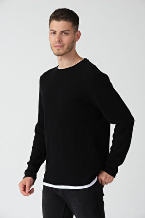 ALEXANDERGARDI YAKA DETAYLI SPOR TRİKO KAZAK (E20-EZEE03)