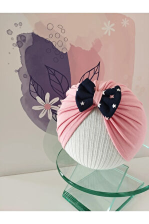 Fiyonk Bone Bere - Pembe - Organik & El Yapımı