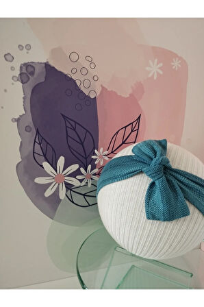 Fiyonk Saç Bandı - Mavi - Organik & El Yapımı