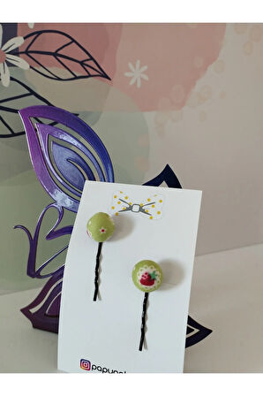 Boncuk Tel Toka - Yeşil - Organik & El Yapımı