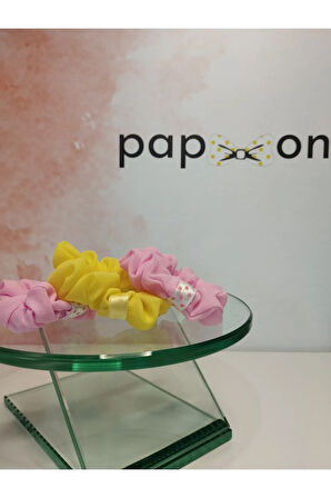 3'lü Toka Set (2 Pembe - 1 Sarı) - Organik & El Yapımı