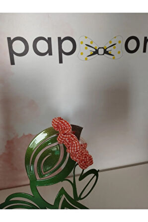 Karışık Desenli Toka - Turuncu - Organik & El Yapımı