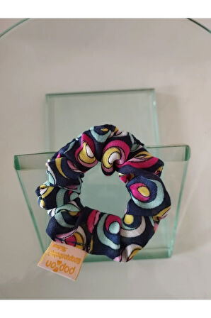 Karışık Desenli Toka - Lacivert - Organik & El Yapımı