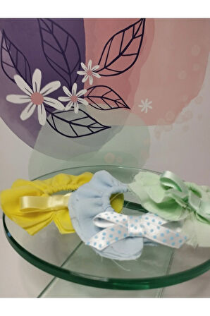 3'lü Set Toka (Yeşil - Sarı - Mavi) - Organik & El Yapımı