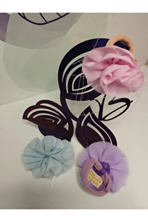 3'lü Set Toka (Mor - Mavi - Pembe) - Organik & El Yapımı