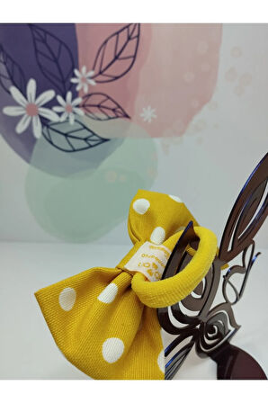 Fiyonk Toka - Sarı - Organik & El Yapımı