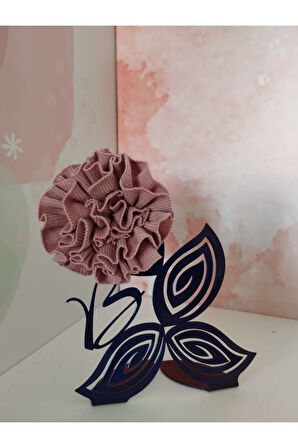 Ponpon Toka - Pembe - Organik & El Yapımı