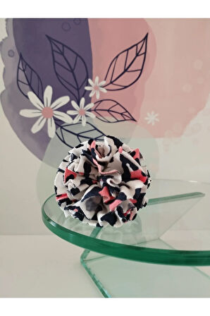 Ponpon Toka - Siyah - Organik & El Yapımı