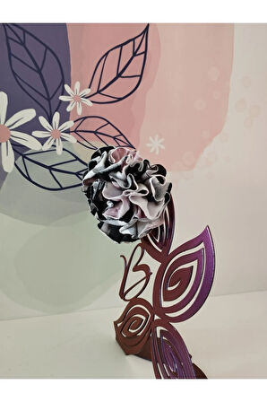 Ponpon Toka - Siyah - Organik & El Yapımı