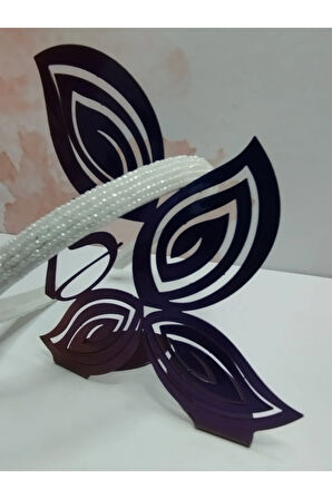 Simli Taç - Beyaz - Organik & El Yapımı