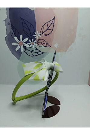 Fiyonk Taç - Yeşil - Organik & El Yapımı