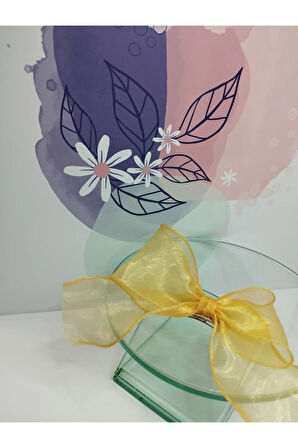 Tül Fiyonk Toka - Gold - Organik & El Yapımı