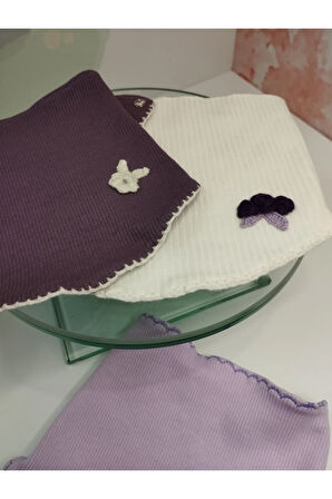 3'lü Set Mama Önlüğü - Çok Renkli - Organik & El Yapımı