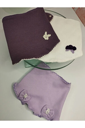 3'lü Set Mama Önlüğü - Çok Renkli - Organik & El Yapımı