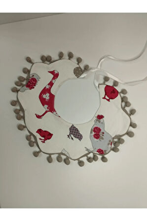 Mama Önlüğü Motifli - Çok Renkli - Organik & El Yapımı