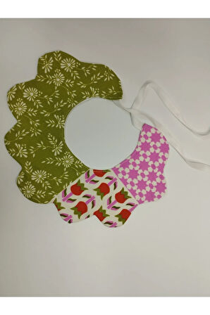 Mama Önlüğü Motifli - Çok Renkli - Organik & El Yapımı