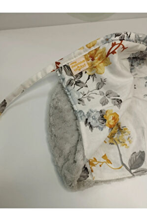 Bebek Bere - Gri - Organik & El Yapımı