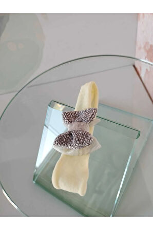 Bebek Fiyonk Saç Bandı - Gri - Organik & El Yapımı