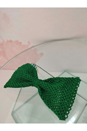 Örgü Fiyonk Toka - Zümrüt - Organik & El Yapımı