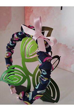 Fiyonk Taç - Lacivert - Organik & El Yapımı