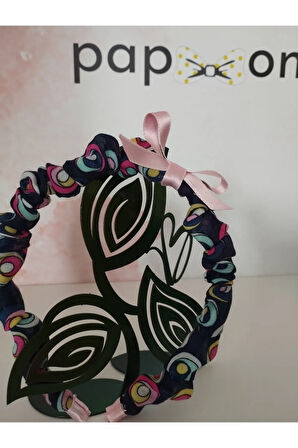 Fiyonk Taç - Lacivert - Organik & El Yapımı