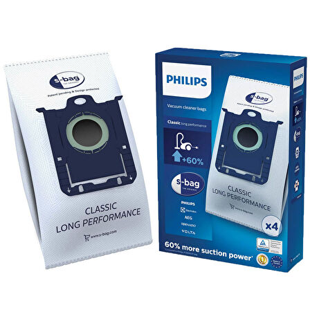 Magic Bags | PHILIPS Uyumlu 8654/01-8455/01-8452/01-8371/09-8136/01 - S-Bag Orijinal Toz Torbası