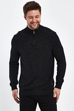 ALEXANDERGARDI DİK YAKA FERMUARLI KAZAK (E21-181009)