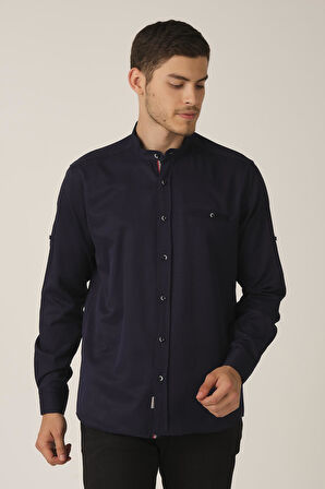 ALEXANDERGARDI KATLANABİLİR KOL REGULAR FİT GÖMLEK (E21-32505)