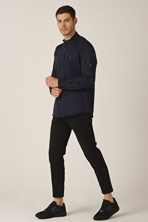 ALEXANDERGARDI KATLANABİLİR KOL REGULAR FİT GÖMLEK (E21-32505)