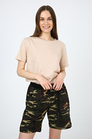 ALEXANDERGARDI KAMUFLAJ DESENLİ ŞORT (E21-50300)