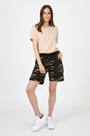 ALEXANDERGARDI KAMUFLAJ DESENLİ ŞORT (E21-50300)