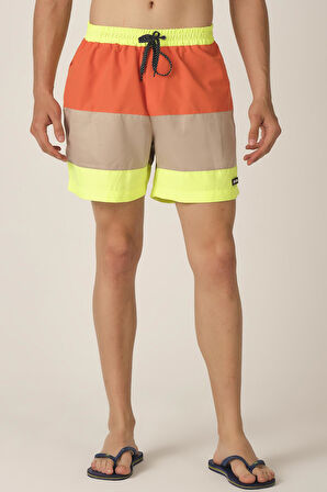 ALEXANDERGARDI RENK BLOKLU DENİZ ŞORTU (E21-50700)