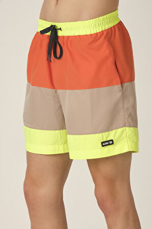 ALEXANDERGARDI RENK BLOKLU DENİZ ŞORTU (E21-50700)