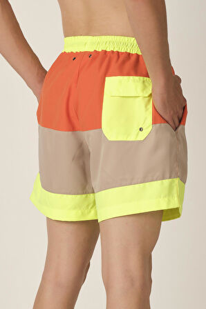 ALEXANDERGARDI RENK BLOKLU DENİZ ŞORTU (E21-50700)