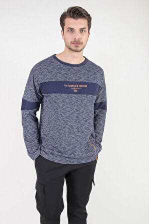 ALEXANDERGARDI FERMUAR DETAYLI BASKILI SWEATSHİRT (E21-550200)