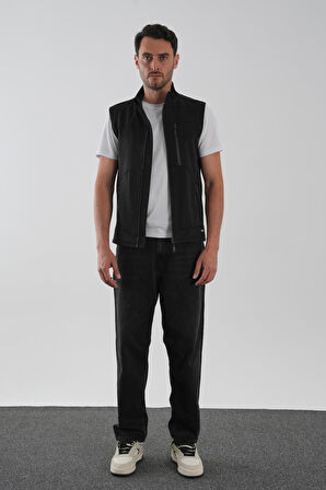 ALEXANDERGARDI Cep Detaylı Dik Yaka Astarlı Kolsuz Yelek