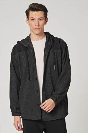 ALEXANDERGARDI PARAŞÜT KUMAŞ DETAYLI OVERSİZE HIRKA (E22-61000)
