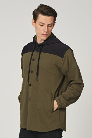 ALEXANDERGARDI PARAŞÜT KUMAŞ DETAYLI OVERSİZE HIRKA (E22-61000)