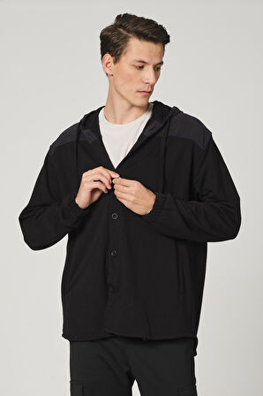 ALEXANDERGARDI PARAŞÜT KUMAŞ DETAYLI OVERSİZE HIRKA (E22-61000)