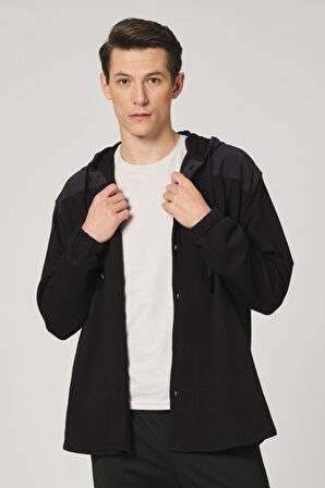 ALEXANDERGARDI PARAŞÜT KUMAŞ DETAYLI OVERSİZE HIRKA (E22-61000)