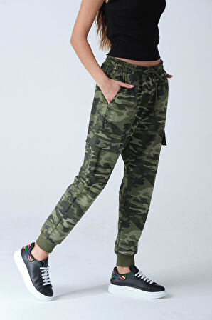 ALEXANDERGARDI KAMUFLAJ DESENLİ CEPLİ EŞOFMAN ALTI (E21-72100)