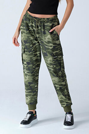 ALEXANDERGARDI KAMUFLAJ DESENLİ CEPLİ EŞOFMAN ALTI (E21-72100)