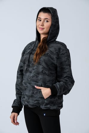 ALEXANDERGARDI KAMUFLAJ DESENLİ KAPÜŞONLU SWEATSHİRT (E21-72100)