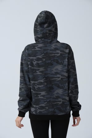 ALEXANDERGARDI KAMUFLAJ DESENLİ KAPÜŞONLU SWEATSHİRT (E21-72100)