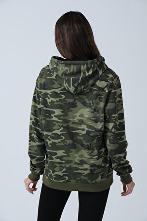 ALEXANDERGARDI KAMUFLAJ DESENLİ KAPÜŞONLU SWEATSHİRT (E21-72100)