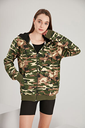 ALEXANDERGARDI FERMUARLI OVERSİZE SWEATSHİRT (E21-7290)