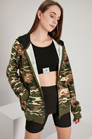 ALEXANDERGARDI FERMUARLI OVERSİZE SWEATSHİRT (E21-7290)