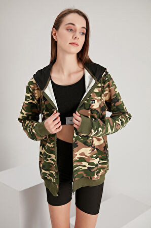 ALEXANDERGARDI FERMUARLI OVERSİZE SWEATSHİRT (E21-7290)